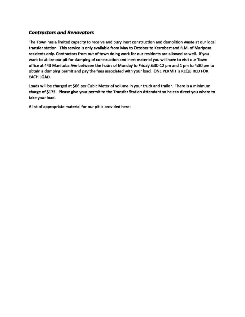 Contractors and Renovators blurb for website Contractors and Renovators